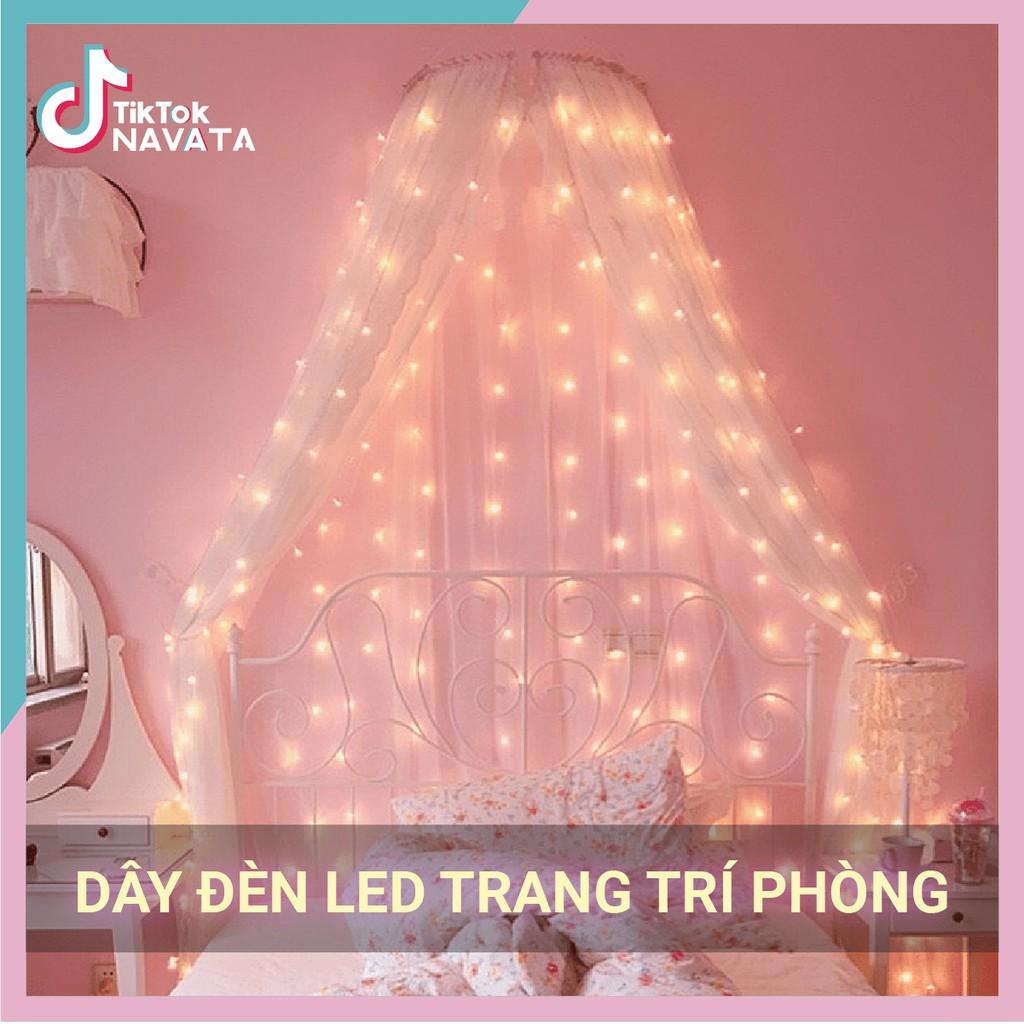 Dây đèn Led đèn trang trí 5m 10m không chớp nháy decor phòng Tiktok Room