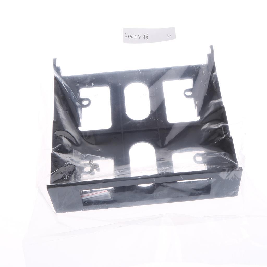 2x Hard Drive 3.5 to 2.5'' Computer Bay Drive Slot Mounting Bracket Stand