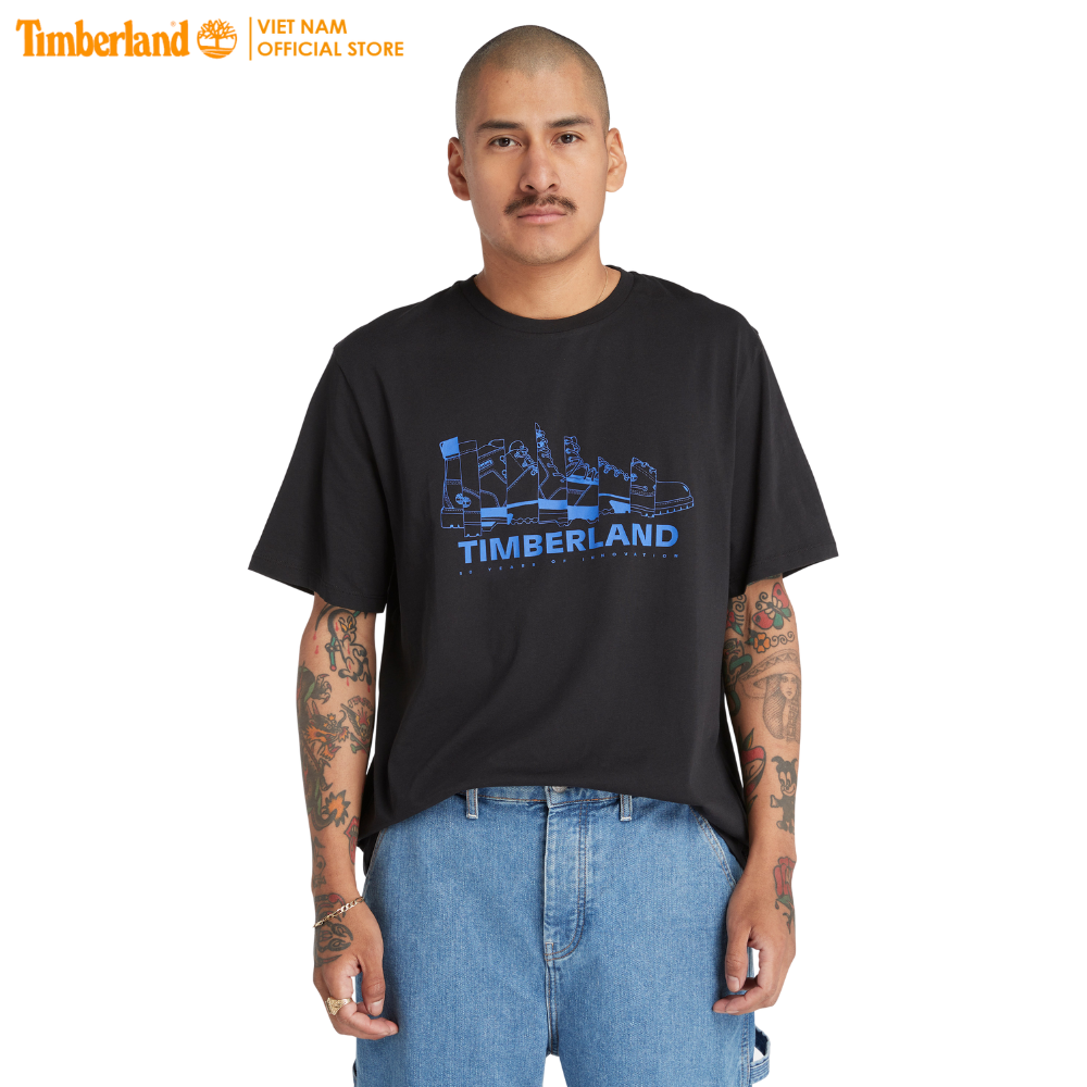 [Original] Timberland Áo Thun All Gender Front Spliced Boots Graphic Tee (Authentic) TB0A27YF01 - L