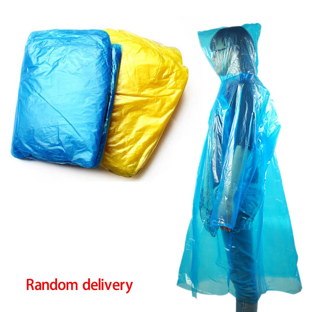Áo mưa bọc - áo mưa nilong sử dụng một lân giao màu ngẫu nhiên