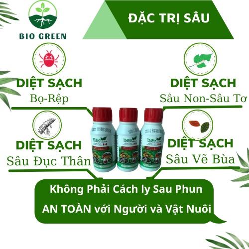 Phân bón hữu cơ vi sinh, chế phẩm sinh học TSBIO 100ml ,tăng trưởng,thuốc trừ sâu sinh học,nhện đỏ bọ rầy cho cây