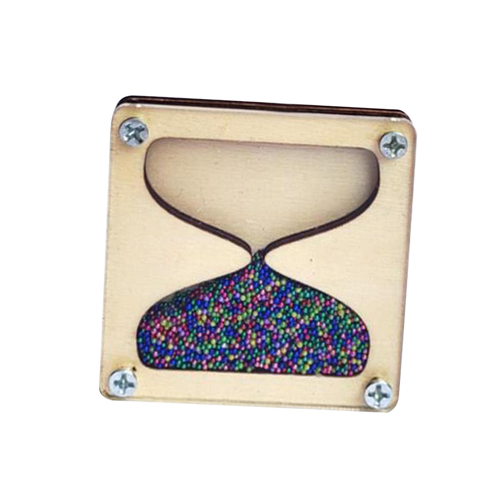 Wooden Hourglass Busy Board Kit Fine Motor Skill for Preschool Toddler