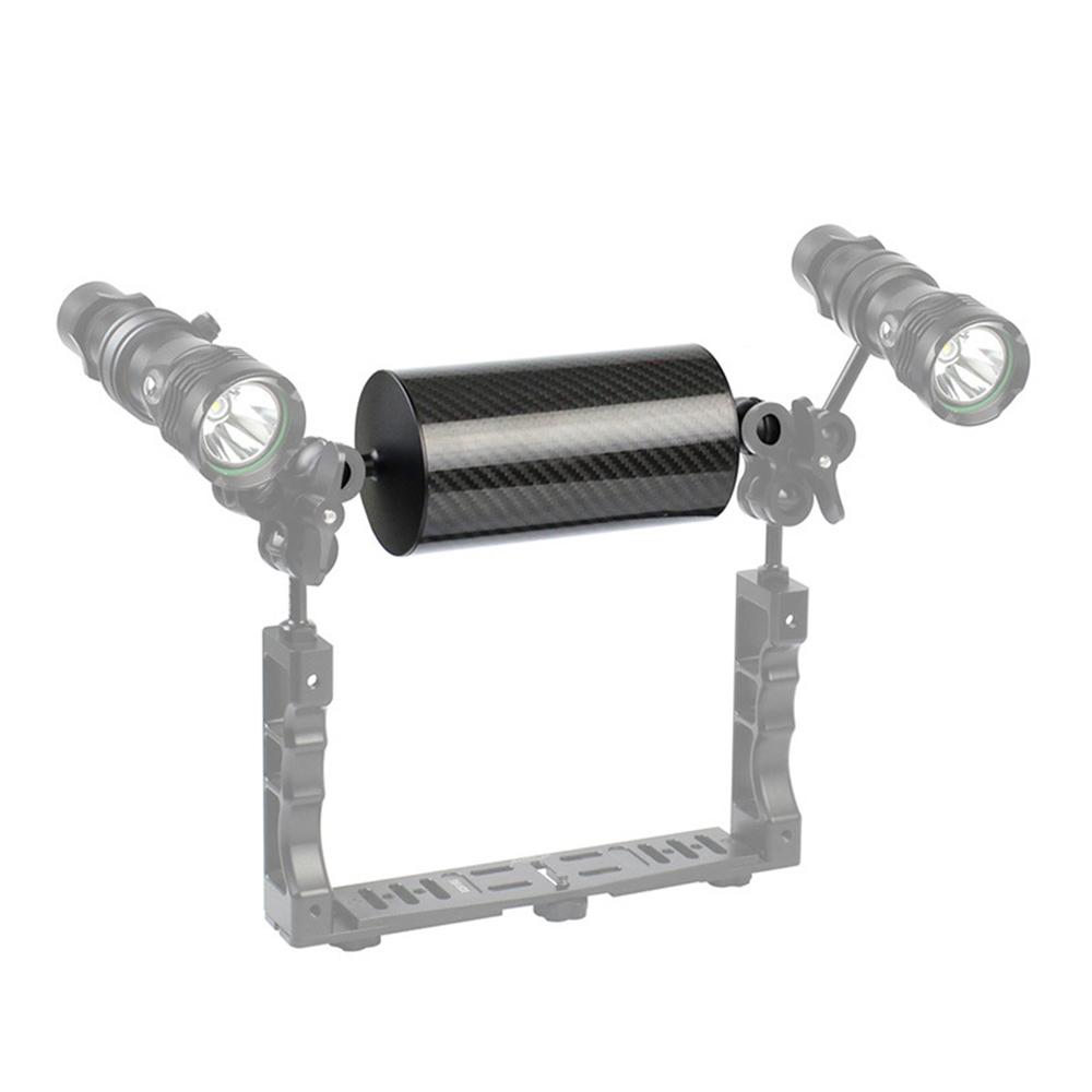 Phao nổi Cánh tay 5 inch dưới nước hợp kim nhôm Quả cầu sợi carbon nổi để lặn chụp ảnh