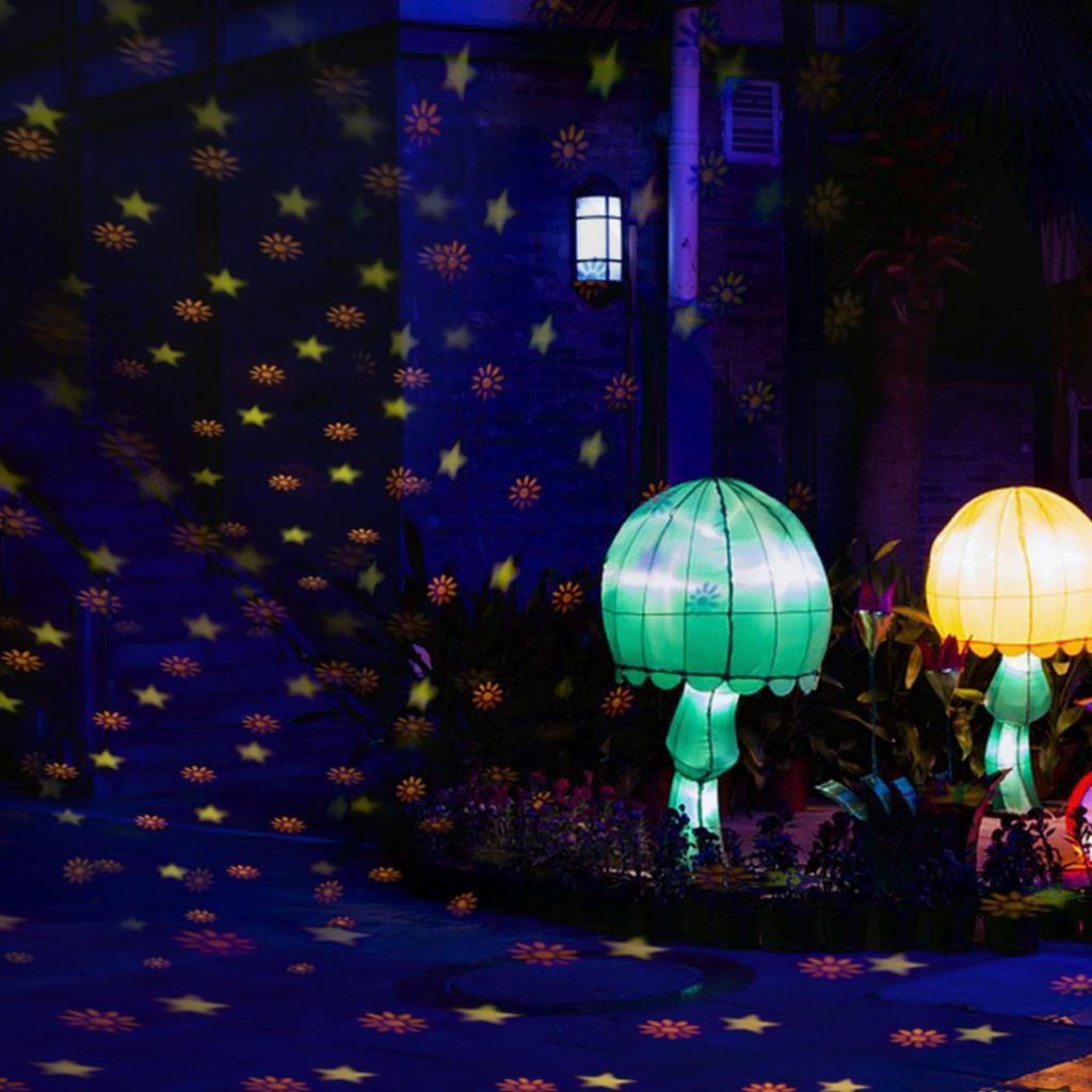 Landscape Projection Night Lamp for Halloween Party Home Garden Decor