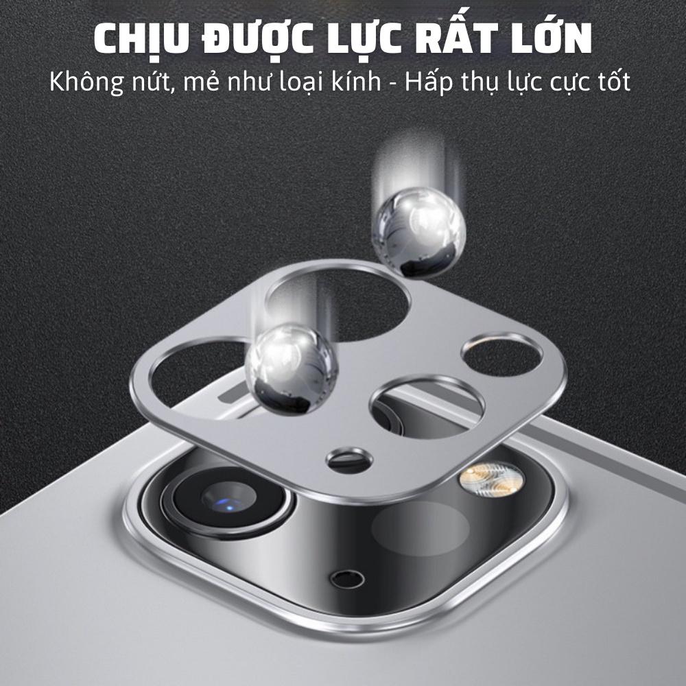 Cường lực kính cụm Camera cho iPad Pro 11/12.9 inch - Cường lực kim loại cho Camera cho iPad 11/12.9" dòng iPad năm 2020/21