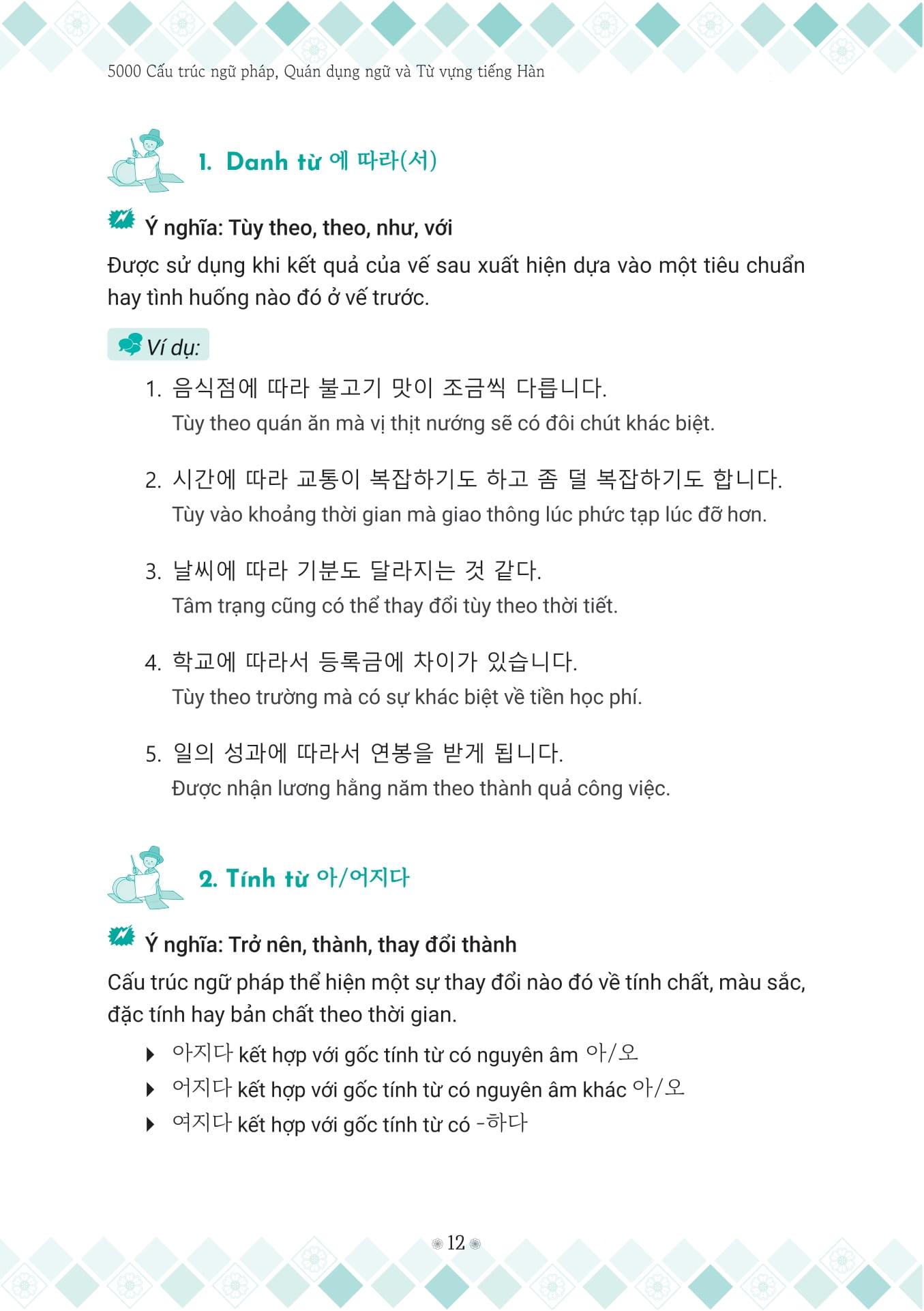 Sách - 5000 Cấu Trúc Ngữ Pháp, Quán Dụng Ngữ Và Từ Vựng Tiếng Hàn