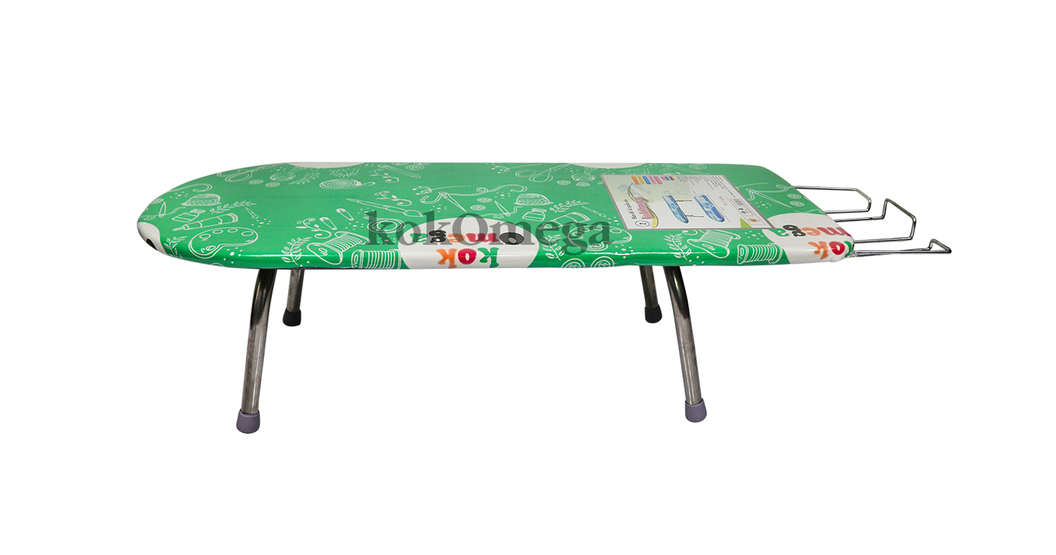 Bàn Để Ủi Quần Áo Kiểu Ngồi Lót Ván KokOmega BU-02 30 x 80 Cm (Họa Tiết Ngẫu Nhiên)