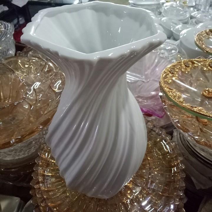 Bình lọ cắm hoa 28cm gốm sứ