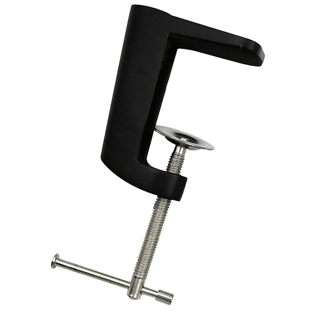 Base Arm Lamp Adjustable Arm Clamp Table Lamp Accessories Clamp Clip Black