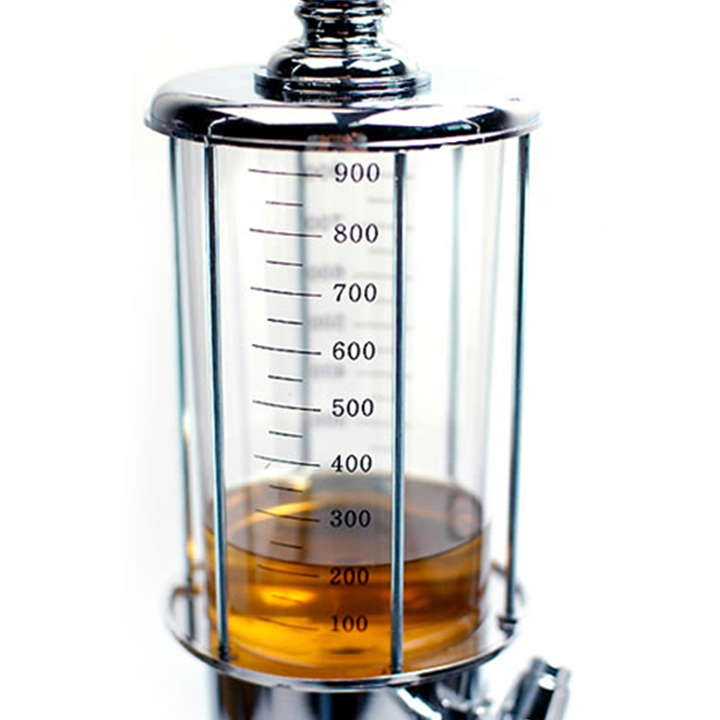 Bình đựng nước hoa quả hình trụ bơm xăng siêu tiện dụng