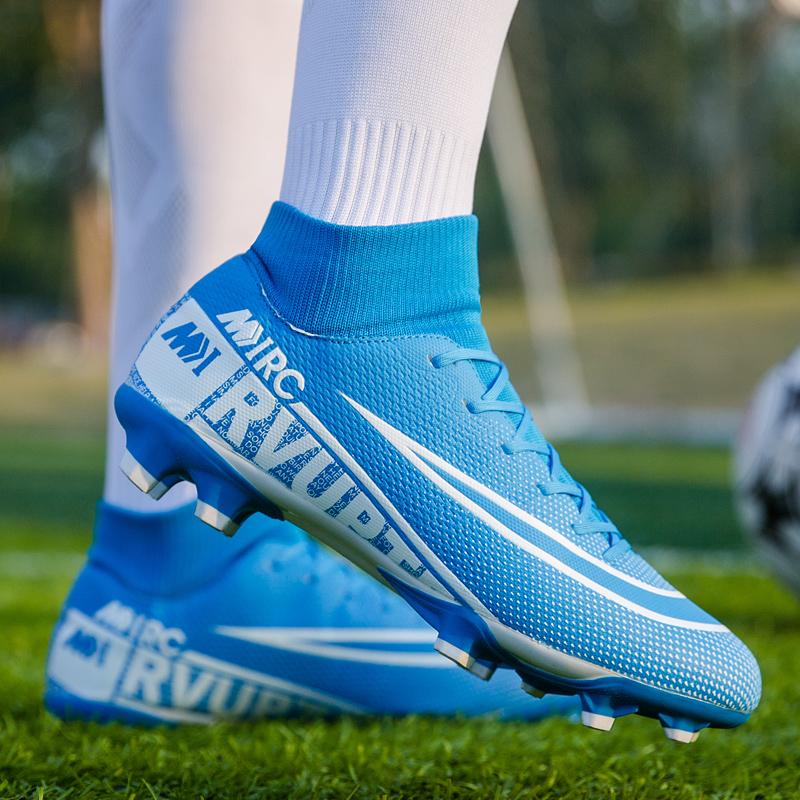 LSYAAAAA Boots Men Bóng đá dài Nail Thể thao ngoài trời Giày bóng đá nam Turf Soccer Futsal Giày bóng đá trẻ em Sân tập Boots