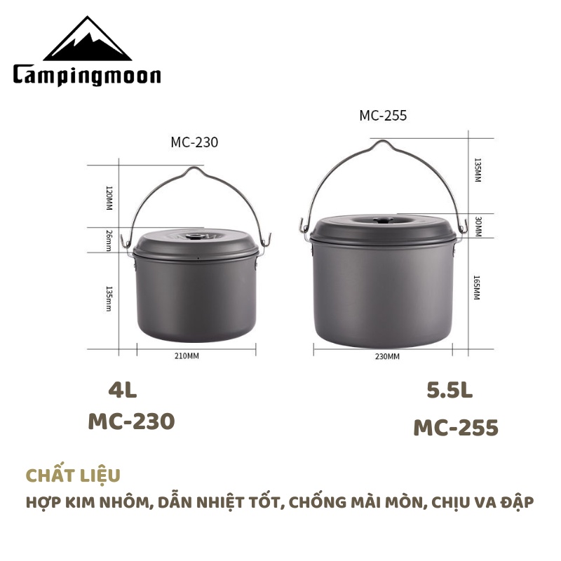 Nồi treo dã ngoại Campingmoon MC-230/ MC-255