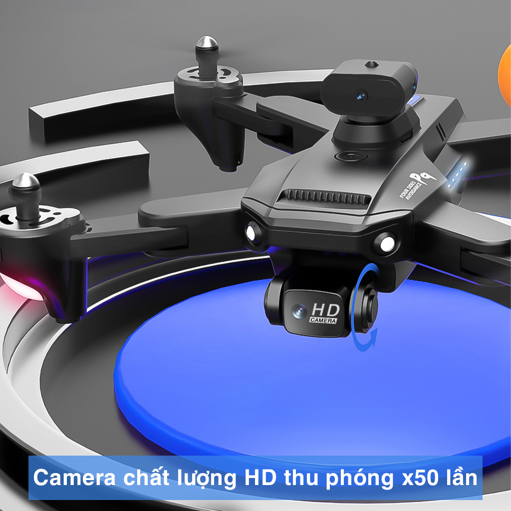 Máy Bay Điều Khiển Từ Xa Vinetteam Flycam P9 Camera Kép Quadcopter UAV Với Bản Nâng Cấp 720P/1080P/8K HD FPV GPS WiFi Cảm Biến Chướng Ngại Vật - Phân Khúc Giá Rẻ Cho Người Mới Bắt Đầu - Hàng Nhập Khẩu