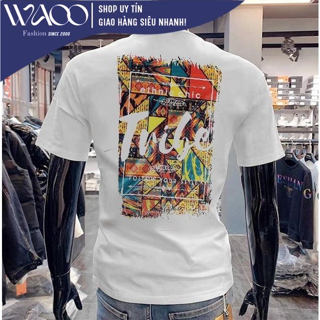 Áo Thun Nam, Có Bigsize Từ S Đến 8XL, Vải Cotton Cao Cấp, Mặc Mịn Thoáng Mát - Thời Trang Waoo, Mẫu ATNN249