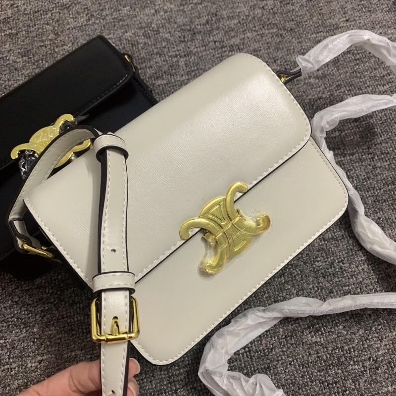 Túi xách nữ túi đeo vai ZuCi A60 size 21cm cổ điển nữ khóa chữ da trơn cao cấp thời trang Hàn Quốc