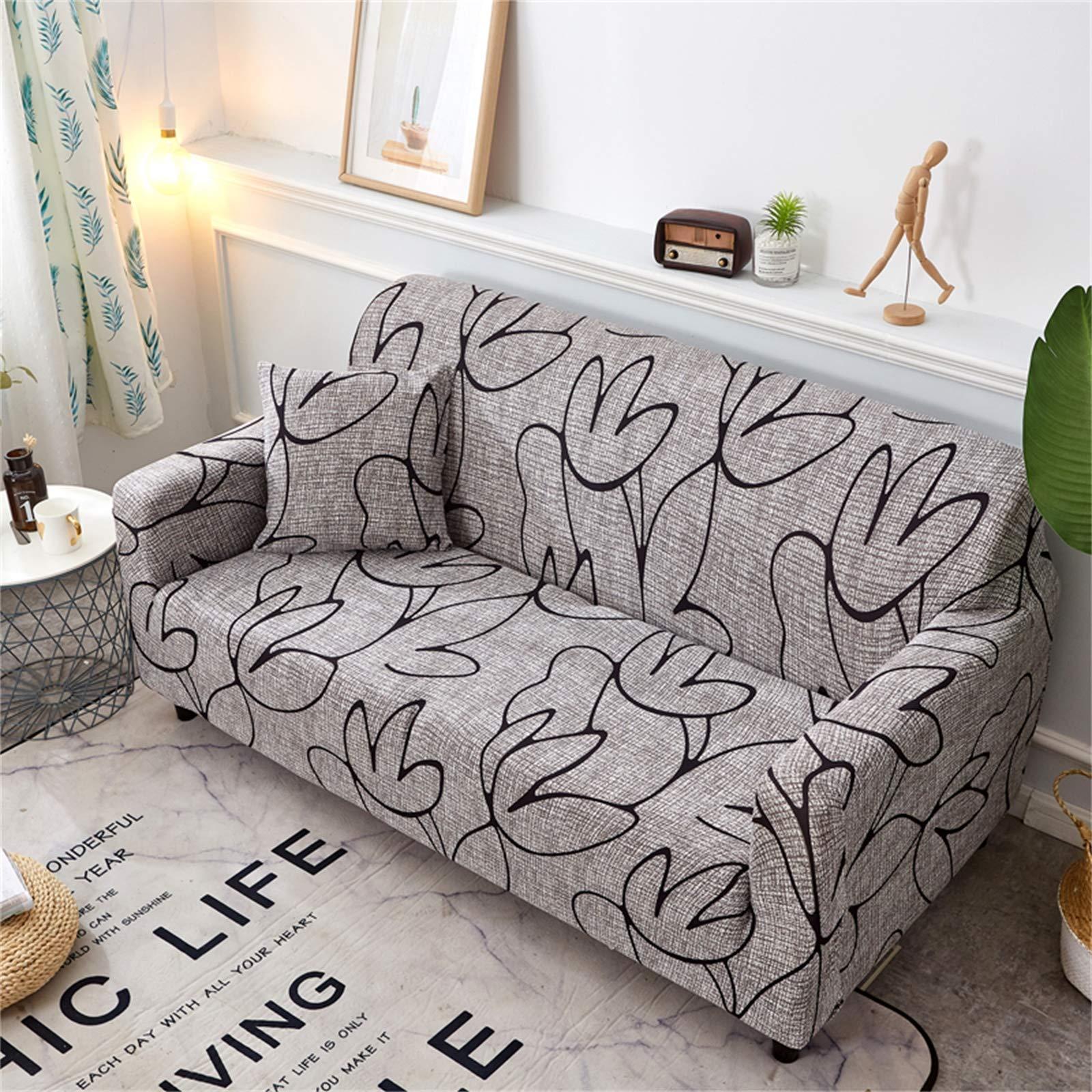 Sofabezug đàn hồi sofabe kéo dài, phù hợp cho tất cả các loại sofa, cho 1 chỗ ngồi （sofa góc hình chữ L yêu cầu hai）