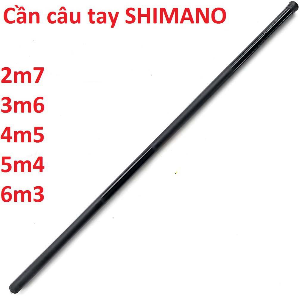 Cần Câu Tay Shimano Cần Câu Tay Rút Shimano Tặng Kèm Ốp Cần Tay Giá Rẻ Dài 2m7, 3m6, 4m5, 5m4, 6m3