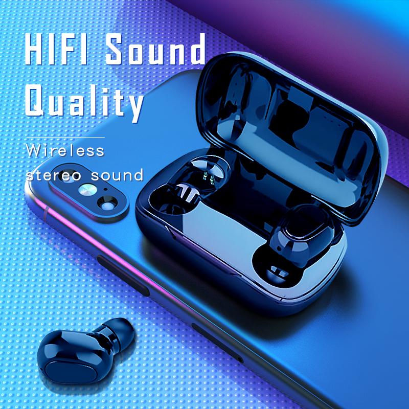 Tai Nghe Bluetooth L21 HIFI Âm Thanh Tai Nghe Không Dây Tai Nghe Tai Nghe Stereo Tai Nghe Chơi Game Cho Iphone Samsung