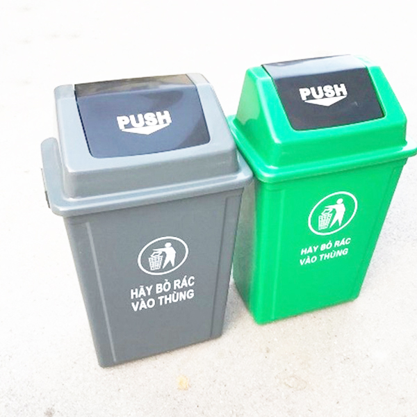 Thùng rác y tế 60 lít nắp lật