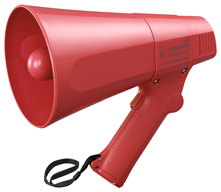 Loa cầm tay TOA Megaphone ER-520S (có còi báo động) - hàng nhập khẩu