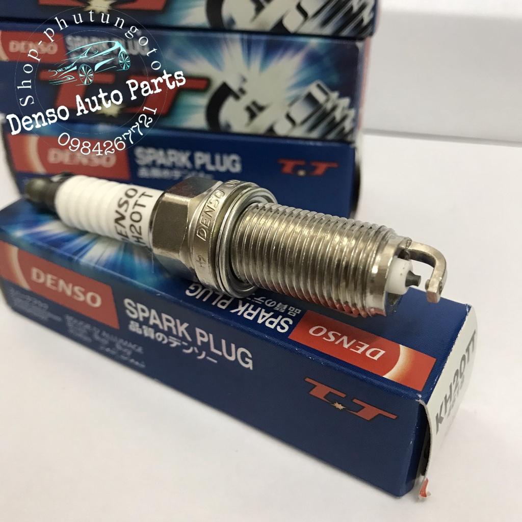 Bugi Denso Titanium chân dài mã KH20TT cho xe ôtô Innova-Fortuner-Hilux