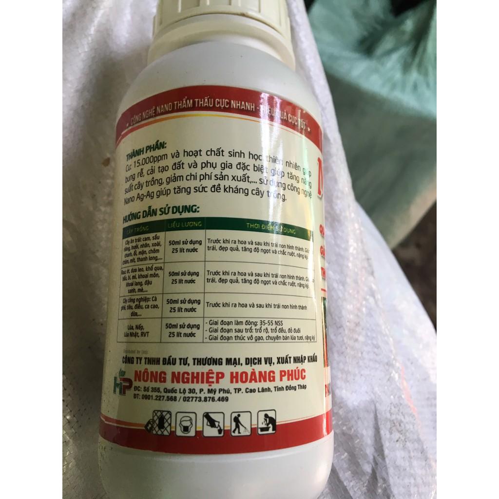 Dung dịch Nano Bạc Đồng phòng trị nấm khuẩn 500ml nhan mới M6