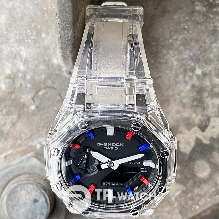 Đồng Hồ Nam Dây Nhựa Casio G-Shock GA-2100-1A AP CUSTOM SKELETON x HARLEY QUINN ROYAL OAK (SPECIAL)