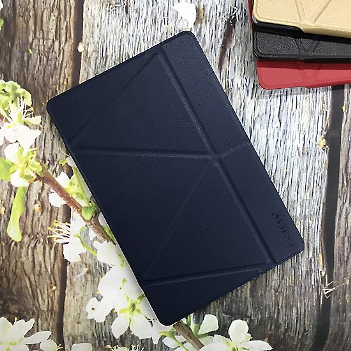 Bao da cho Samsung Galaxy Tab S9 hiệu Onjess lưng silicon gấp tam giác tắt mở màn tự động cao cấp - Hàng chính hãng 