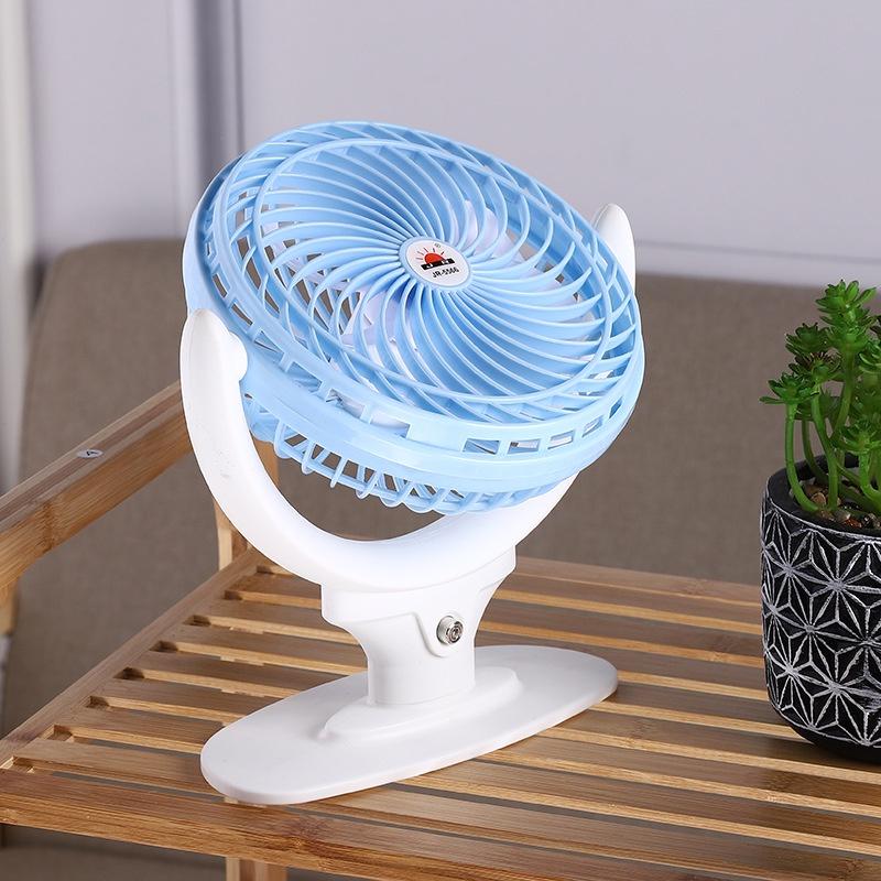 Quạt mini để bàn làm việc JR-5566 Quạt văn phòng Sạc USB Dễ thương