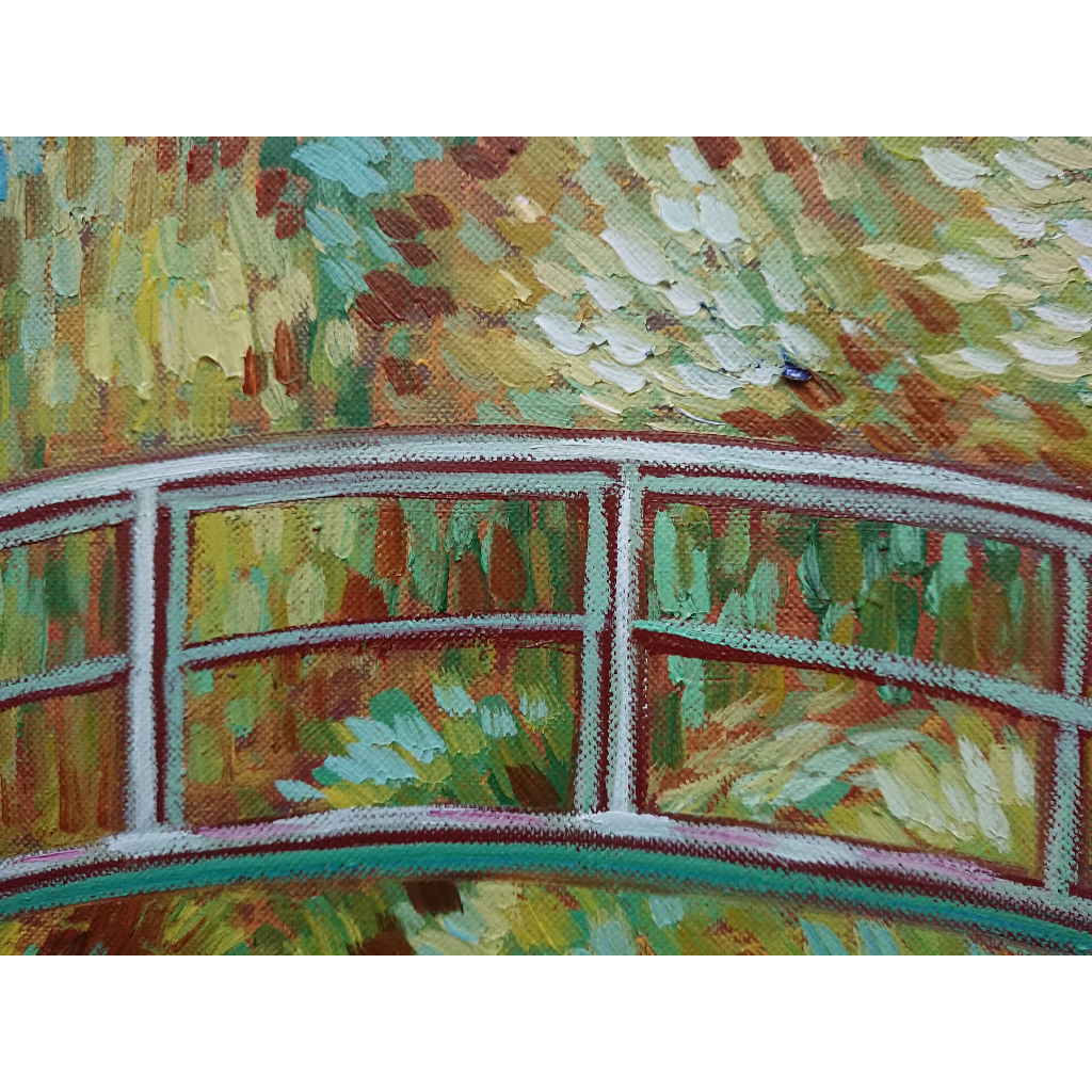 Tranh Sơn Dầu Vẽ Tay 30x40cm - Cầu Nhật Bản