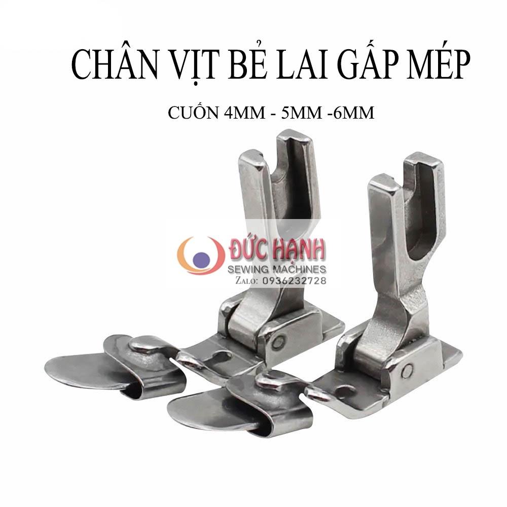 CHÂN VỊT BẺ LAI GẤP MÉP DÙNG CHO MÁY 1 KIM CÔNG NGHIỆP