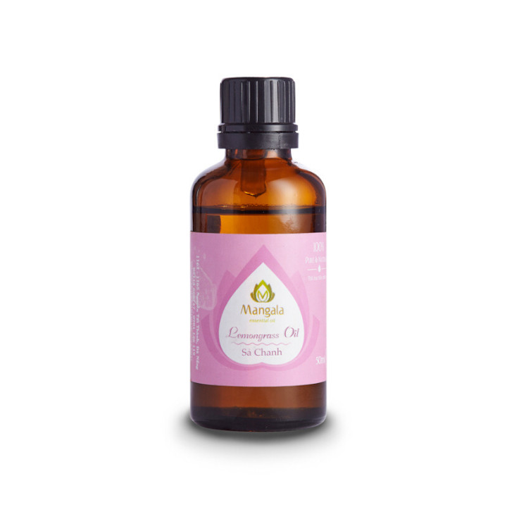Tinh Dầu Nguyên Chất Sả Chanh - 50ml - Tinh Dầu Thiên Nhiên Cao Cấp Mangala