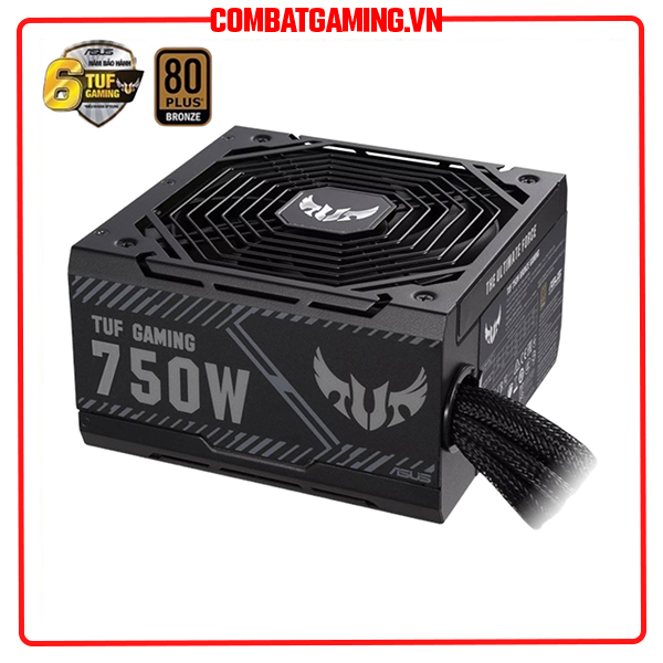 Nguồn Máy Tính Asus Tuf Gaming 750B - 750W 80 Plus Bronze Non Modular - Hàng Chính Hãng