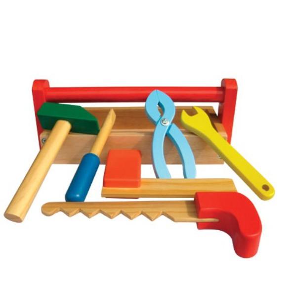 Bộ đồ nghề sửa chữa lắp ghép kỹ thuật - Đồ chơi gỗ thông minh Winwintoys cho bé