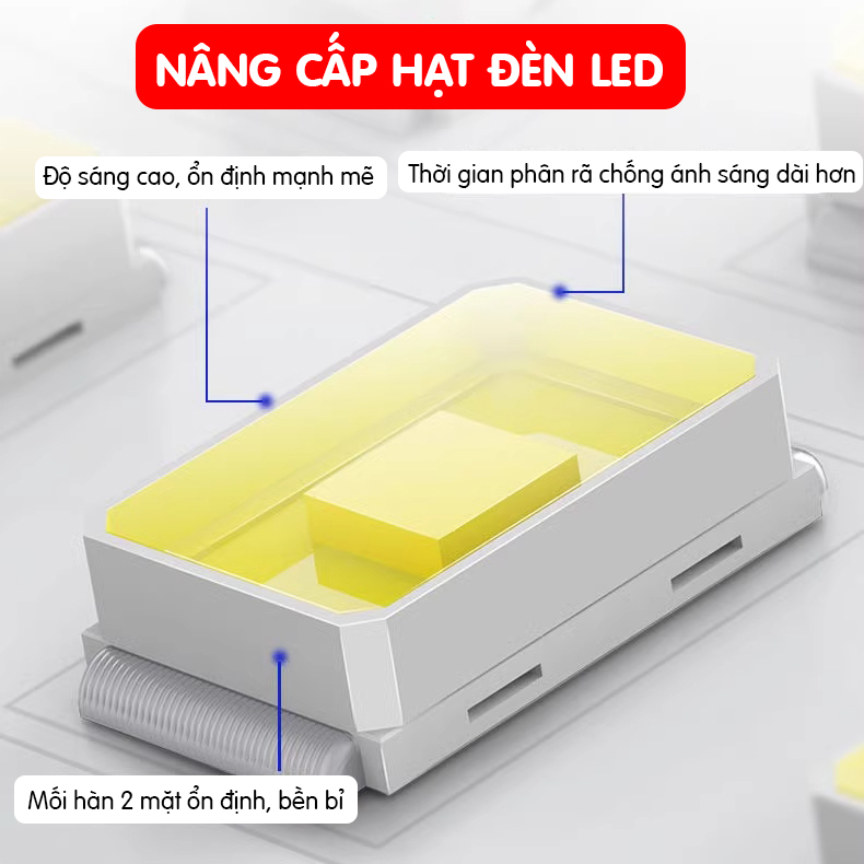 Đèn năng lượng mặt trời 1000w- cao áp (bản nâng cấp), dung lượng pin lớn, chống nước Ip- K1546