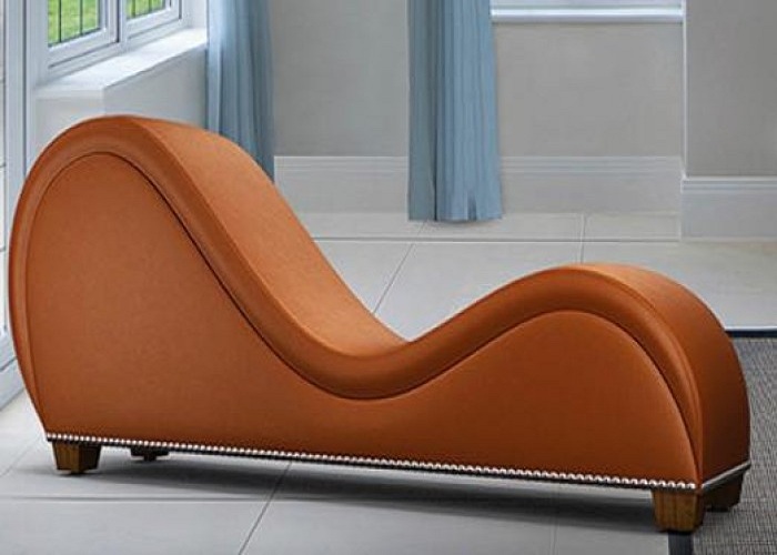 Ghế sofa tình nhân màu cam DP-ST02