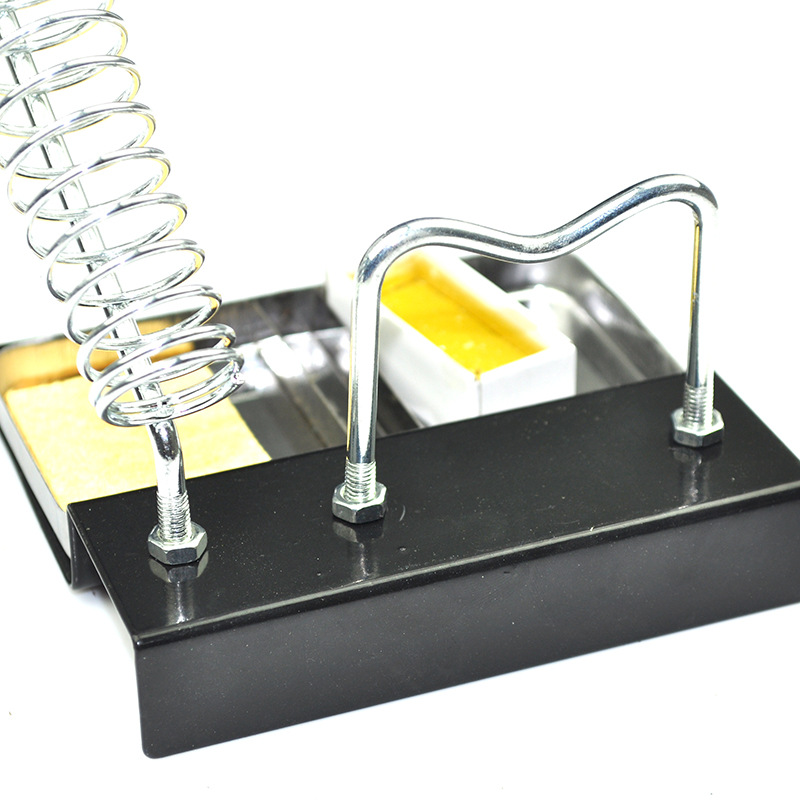 Đế gác mỏ hàn bút mỏ hàn tròn kèm nhựa thông và bọt sốp