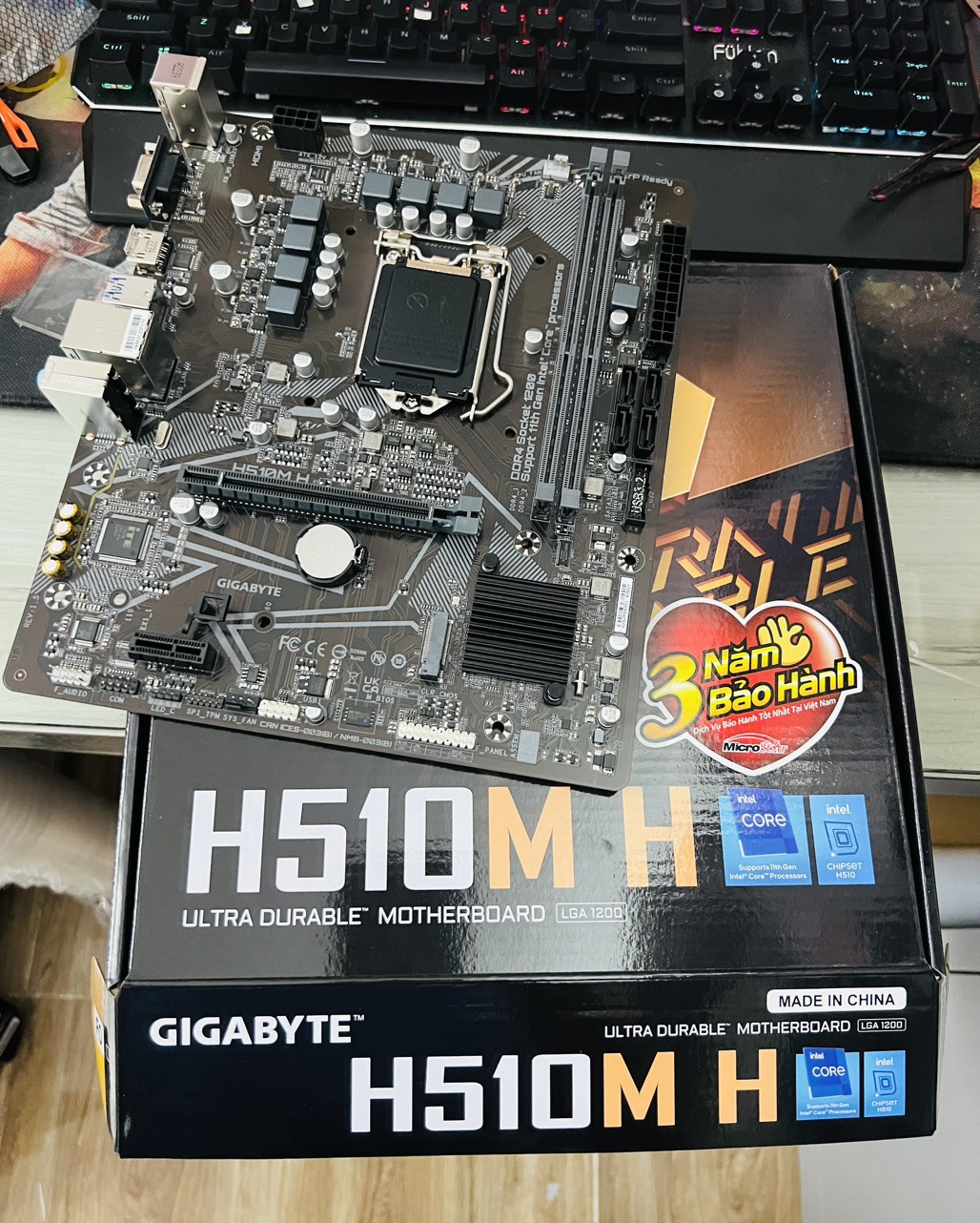 Bo Mạch Chủ Main Gigabyte H510M-H socket LGA1200 - Hàng Chính Hãng 