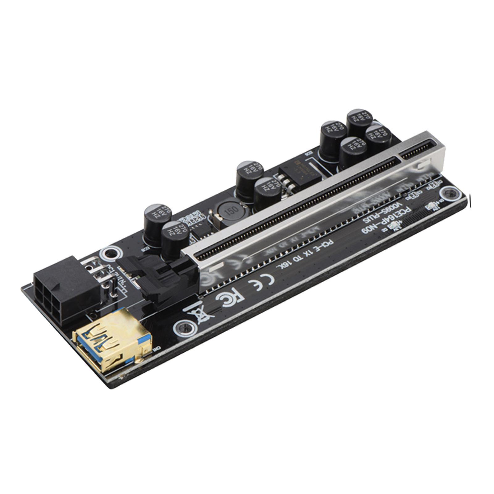 PCI- Card PCIe 1X to 16X USB3.0 Cable for GPU