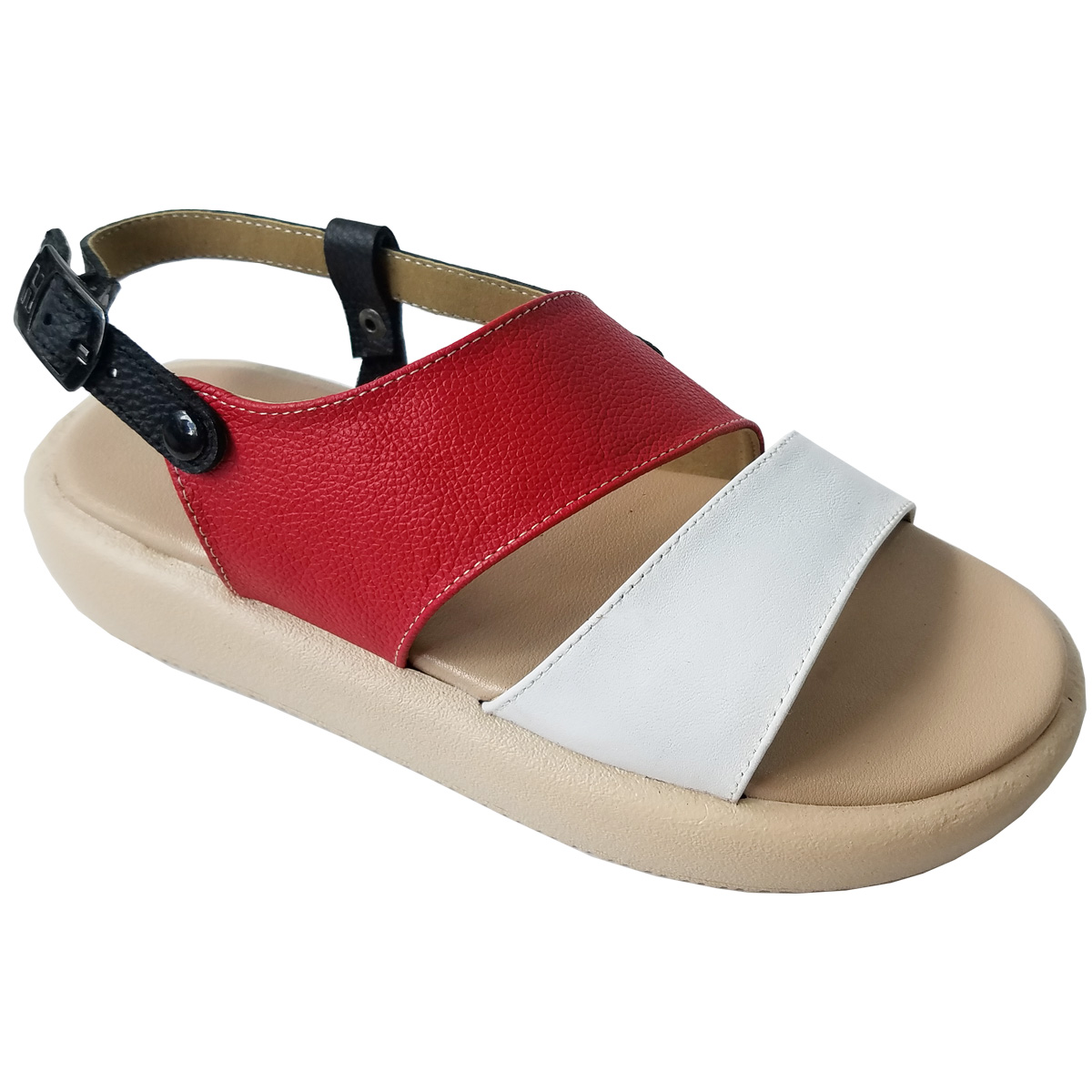 Giày Sandal Nữ Da Bò Thật BIGGBEN Cao 4 Phân SDN112