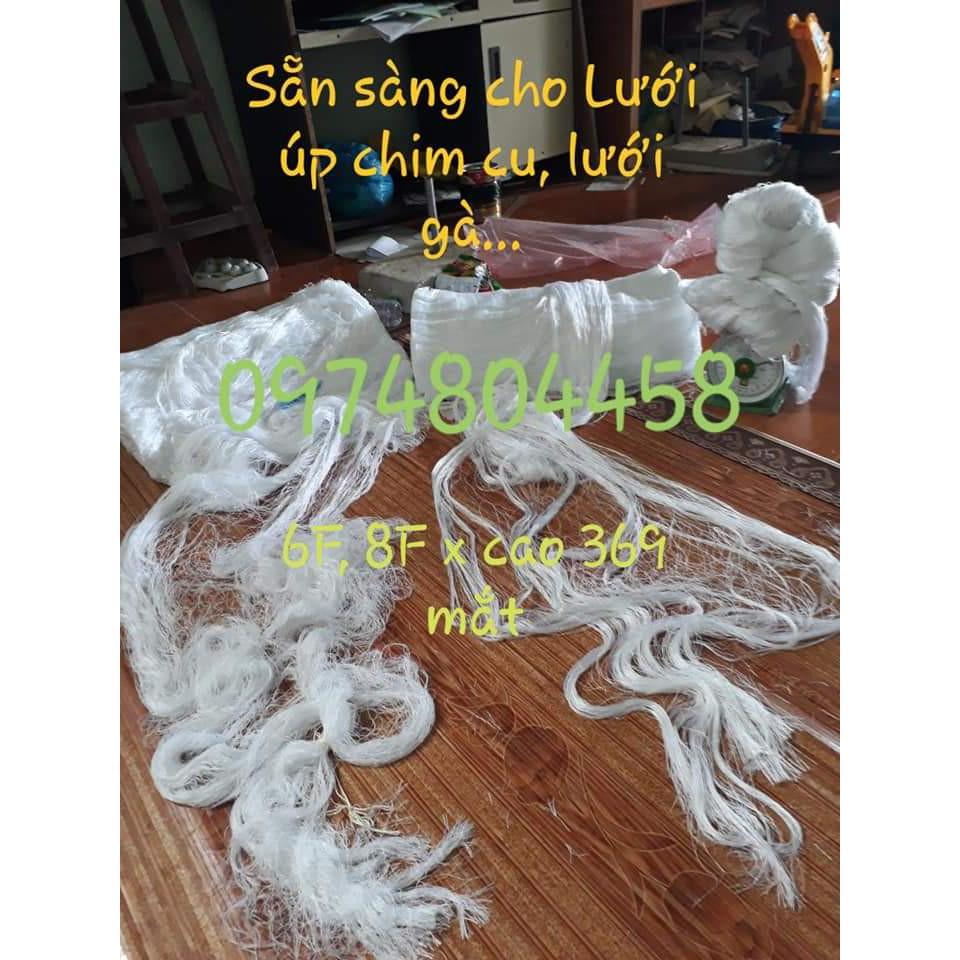 Lưới bẫy rắn 4cm dài 50m, được thắt chống xô 2 đầu, Thắt chống gió bằng sợi dù hoặc sợi etilen