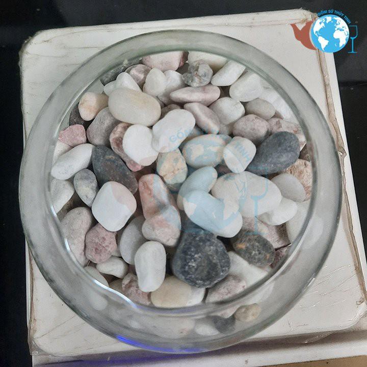 1KG Sỏi đá bịch 1 kg sỏi, loại sỏi đá nhỏ để hồ cá, sỏi phủ mặt chậu cây, sỏi trang trí