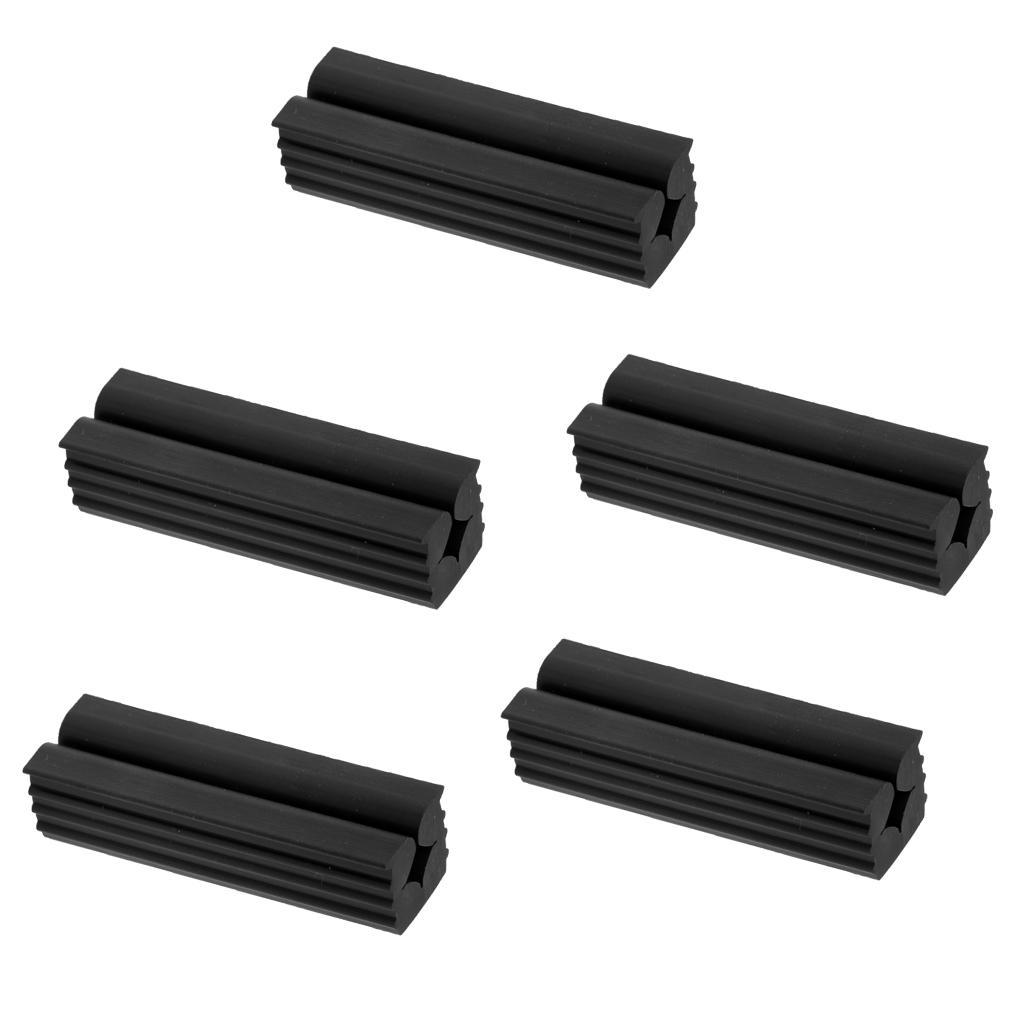5 Pieces Golf Club Grip Repair Tool Rubber Vice Clamps Shaft  Golf Accessory balck