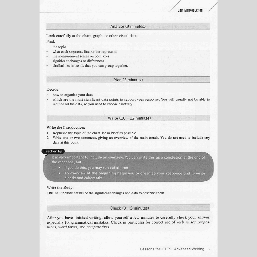Lessons For IELTS - Advanced Writing