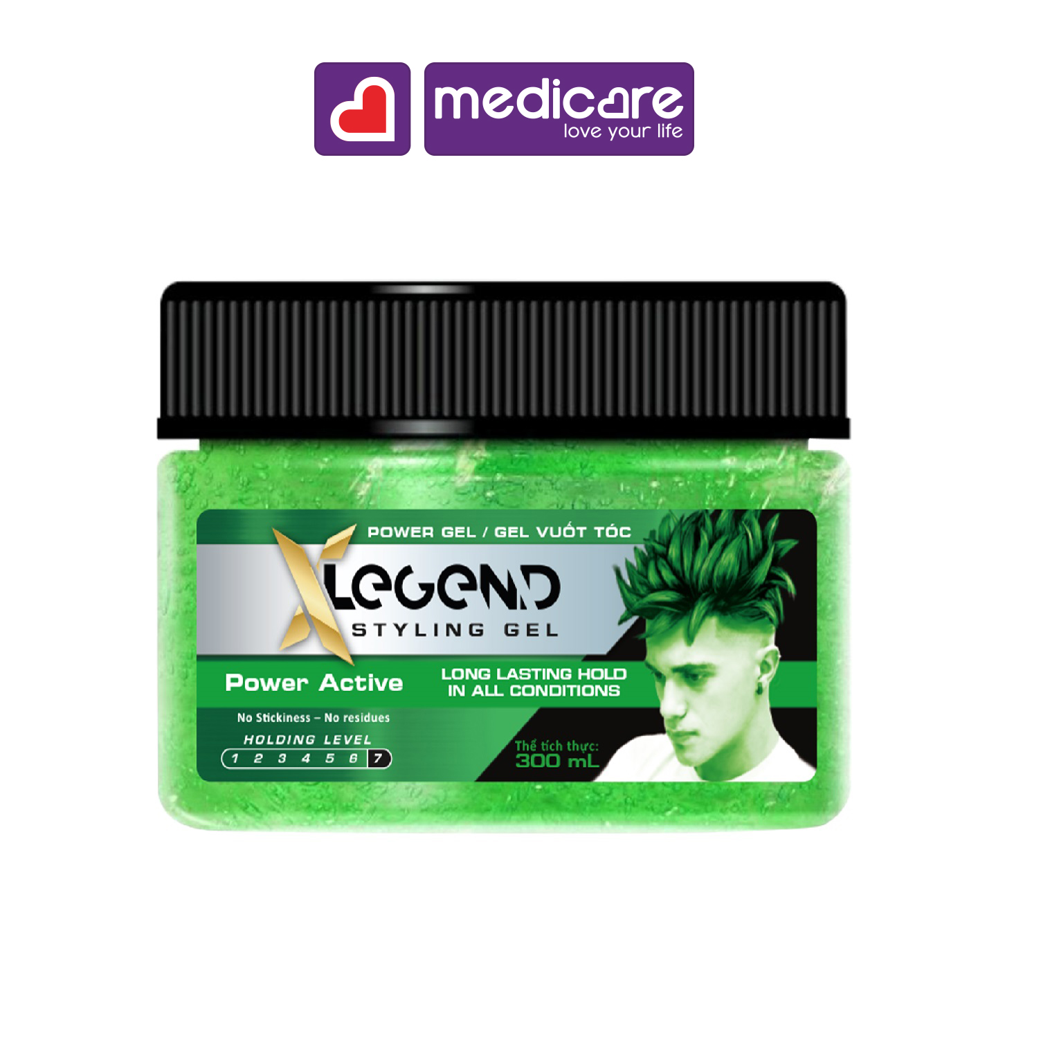 Gel Vuốt Tóc Xlegend 300ml