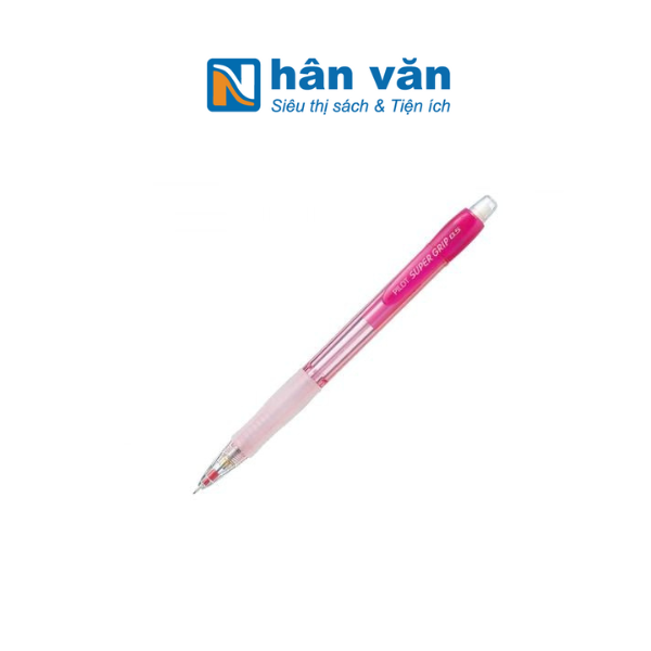 Bút Chì Bấm Pilot Super Grip Neon H-185N-R-2B (0.5mm) - Thân Hồng