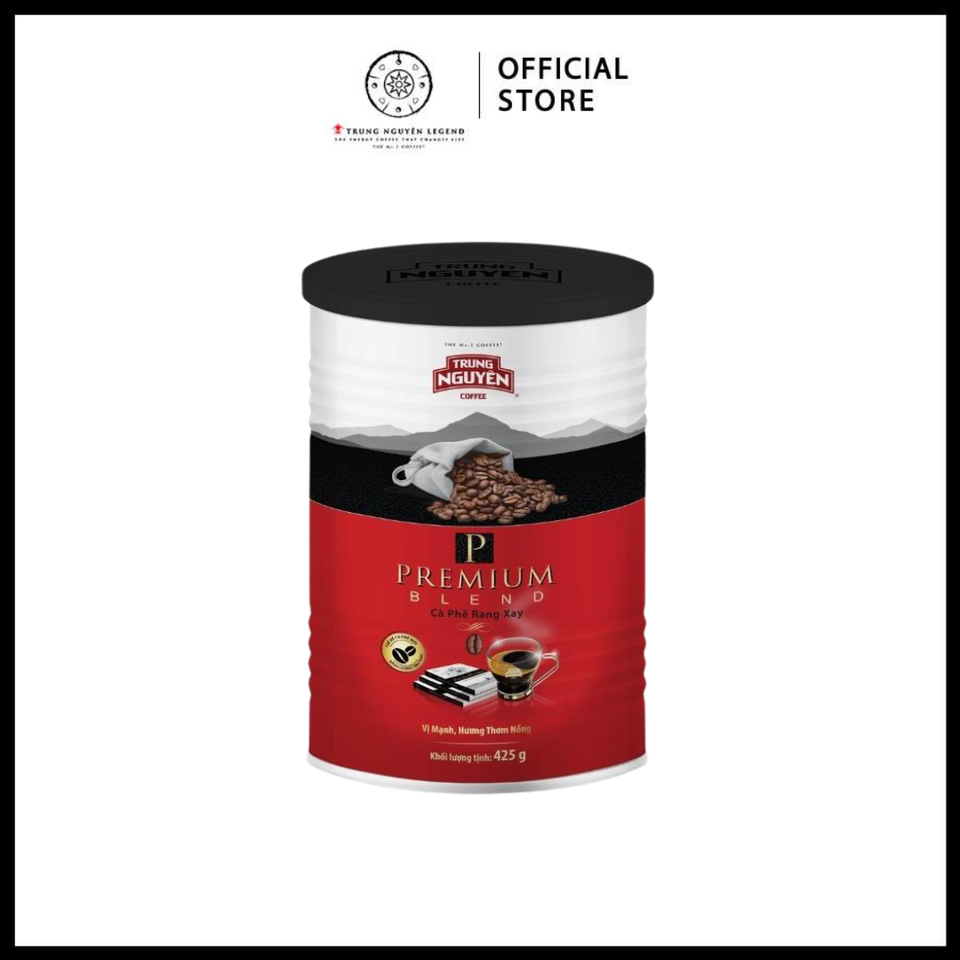 Trung Nguyên Legend - Cà phê rang xay Premium Blend - Lon 425gr