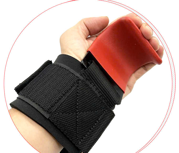 Quấn Cổ Tay Tập Xà Đơn Có Móc Thép (3 Màu) , Găng Tay Có Móc Nâng Tạ