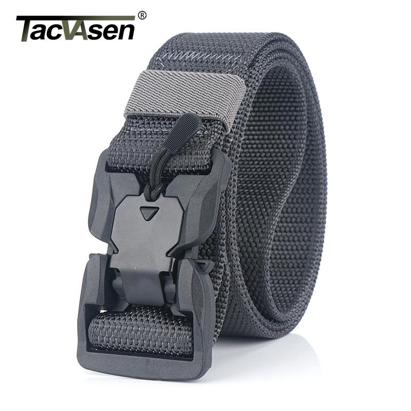 Tacvasen Đai Nylon Nam Chiến Thuật Quân Đội Dây Airsoft Quân Sự Chiến Đấu Thắt Lưng Nhanh Chóng Phát Hành Hạng Nặng Hệ Thống MOLLE Dây Gear