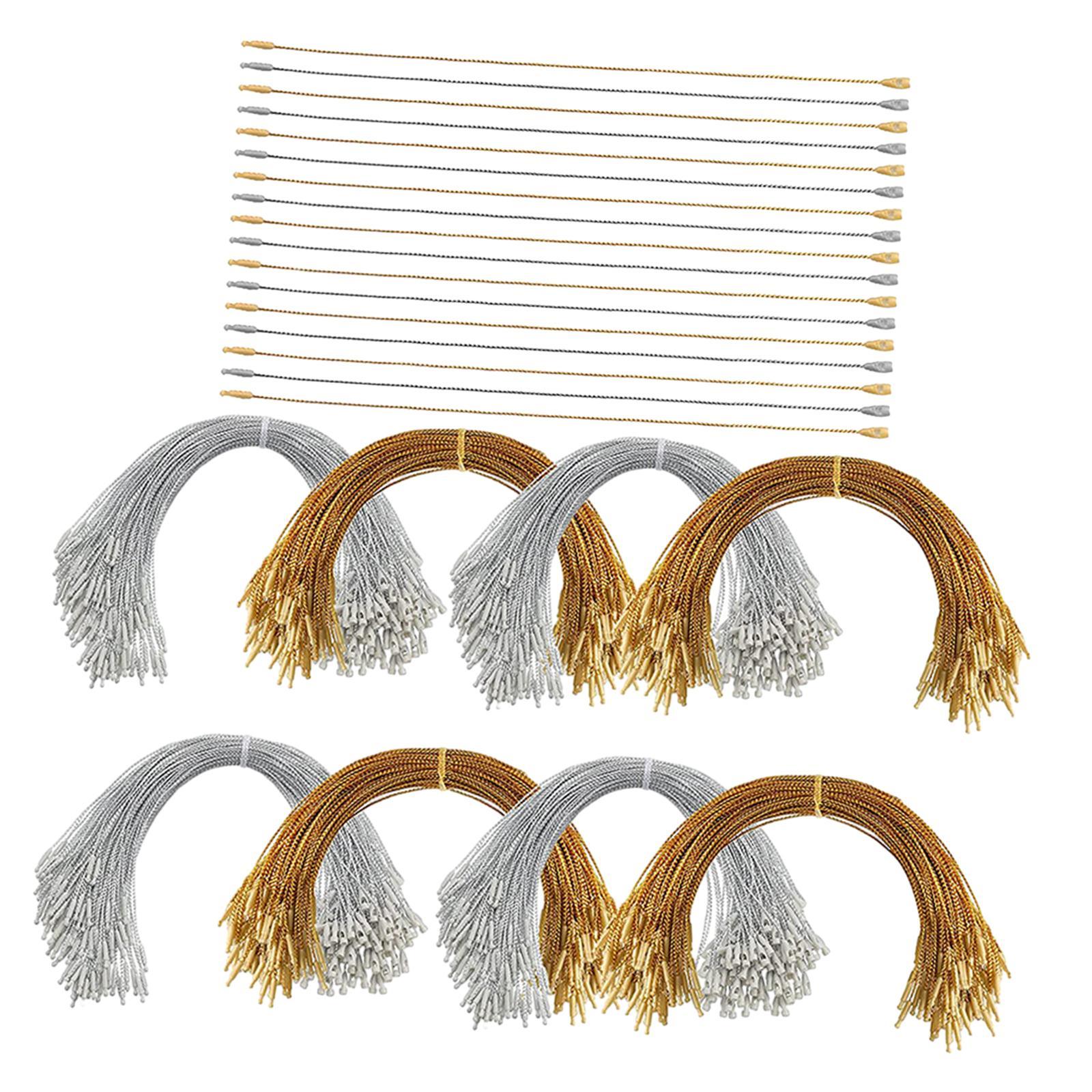 800Pcs Tag Rope Loop Tag Fasteners for Luggage Christmas Tree Accessory Toys